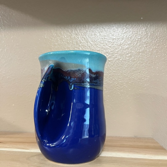 Other - Blue and Turquoise Ceramic Mug
